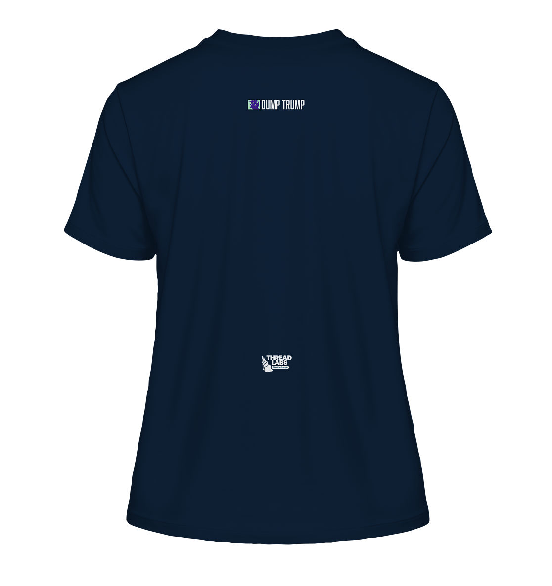 Dump Trump - Error 404: Truth not found - Fitted Ladies Organic Shirt - ThreadLabs