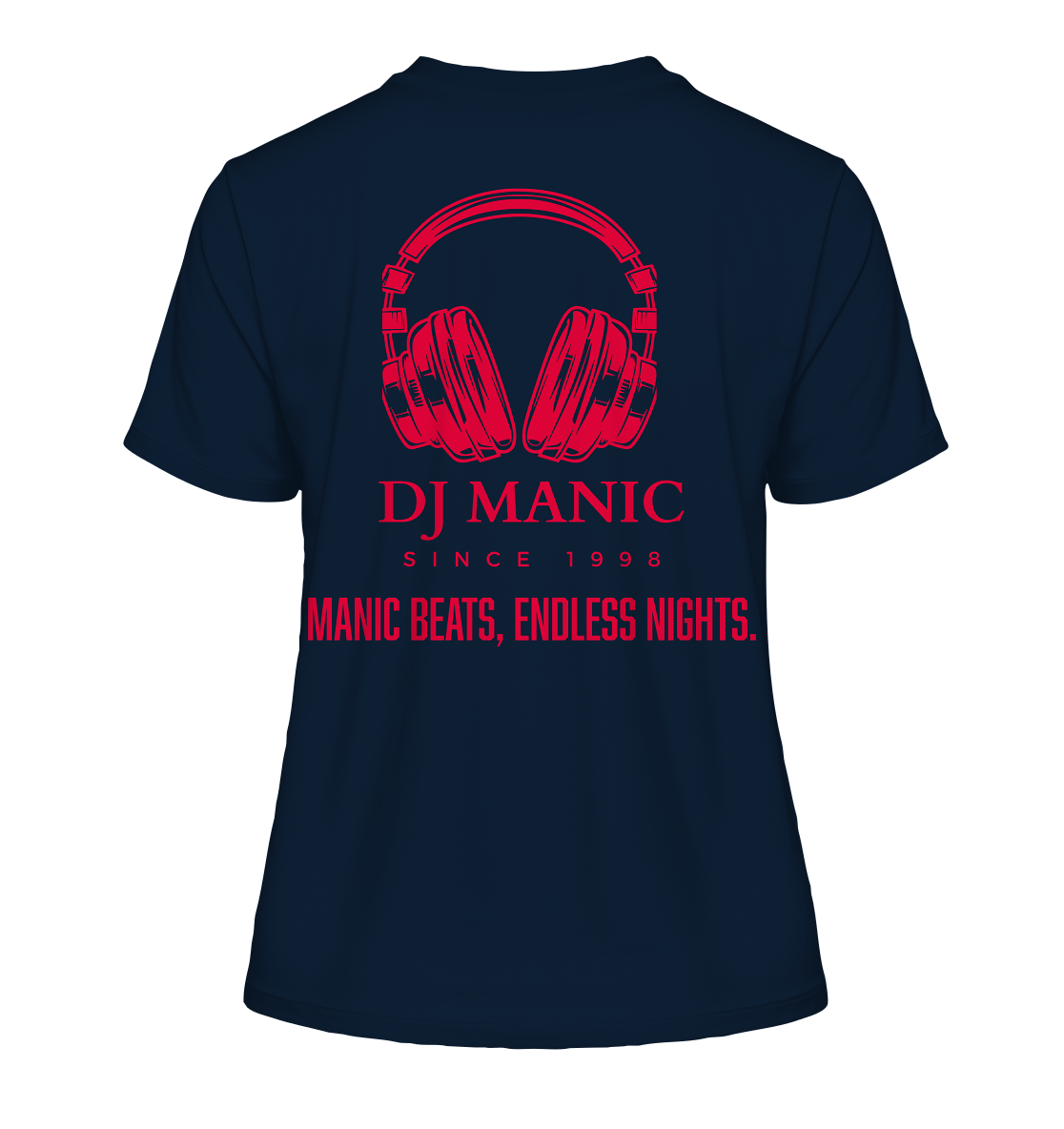 DJ Manic - Streetware - Fitted Ladies Organic Shirt - ThreadLabs