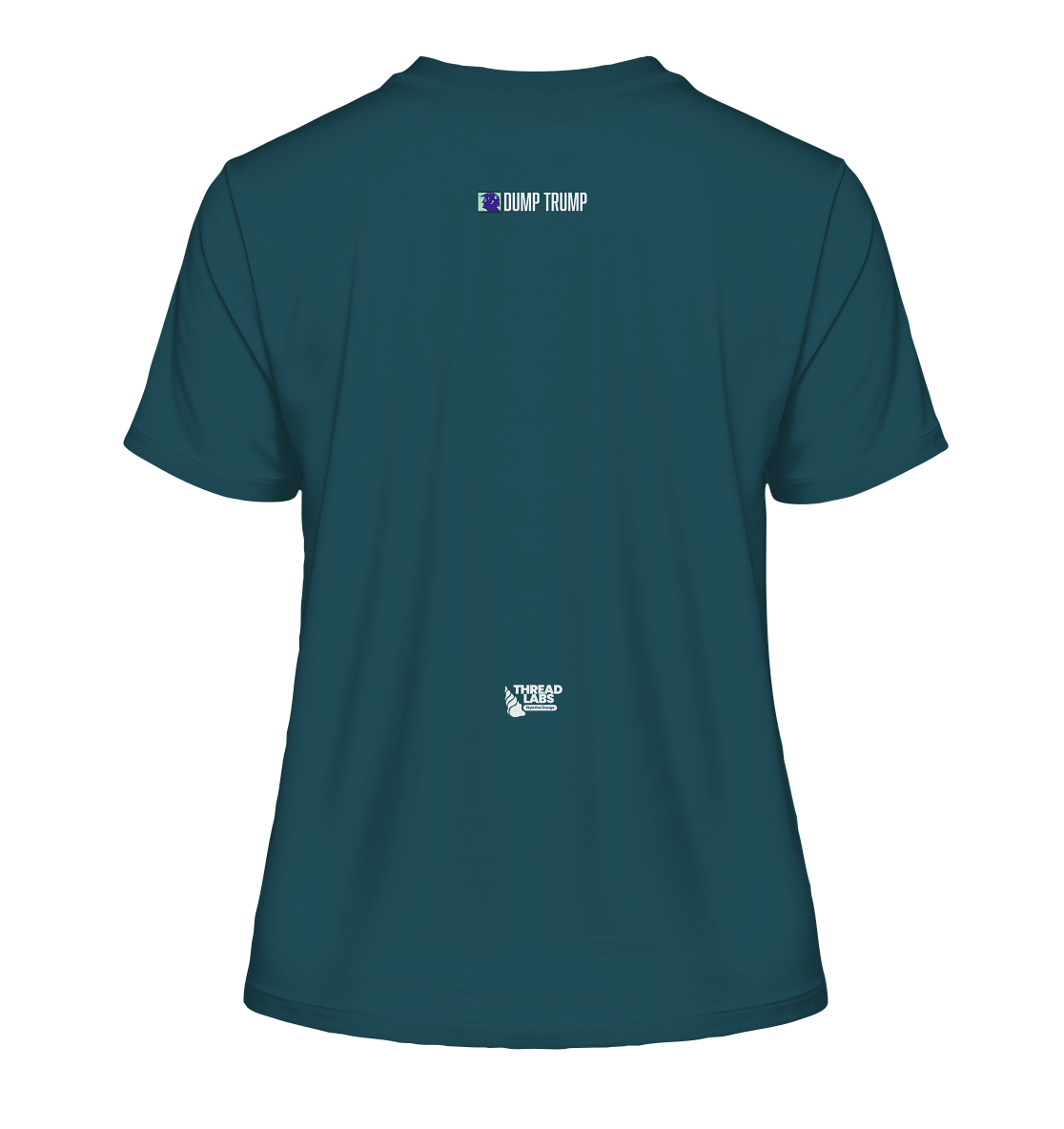 Dump Trump - Error 404: Truth not found - Fitted Ladies Organic Shirt - ThreadLabs