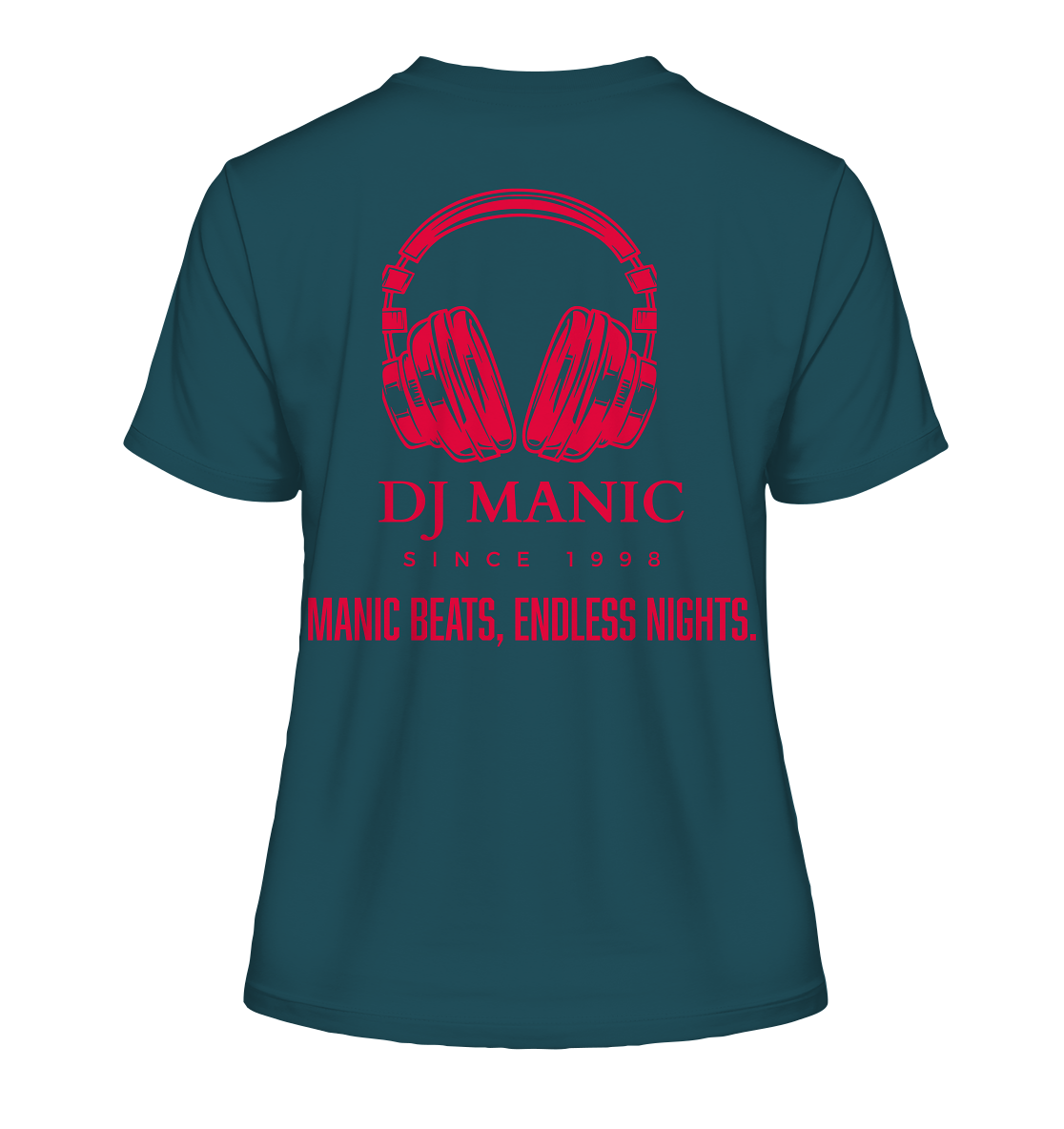 DJ Manic - Streetware - Fitted Ladies Organic Shirt - ThreadLabs