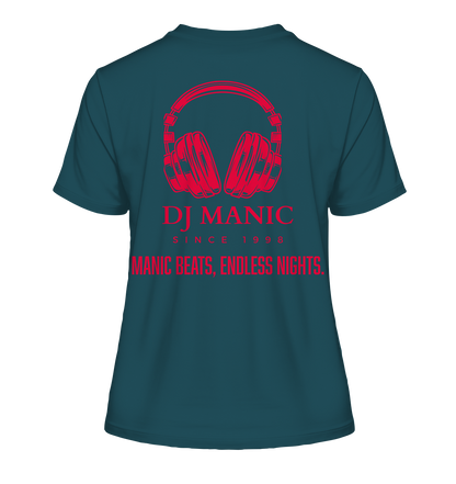 DJ Manic - Streetware - Fitted Ladies Organic Shirt - ThreadLabs