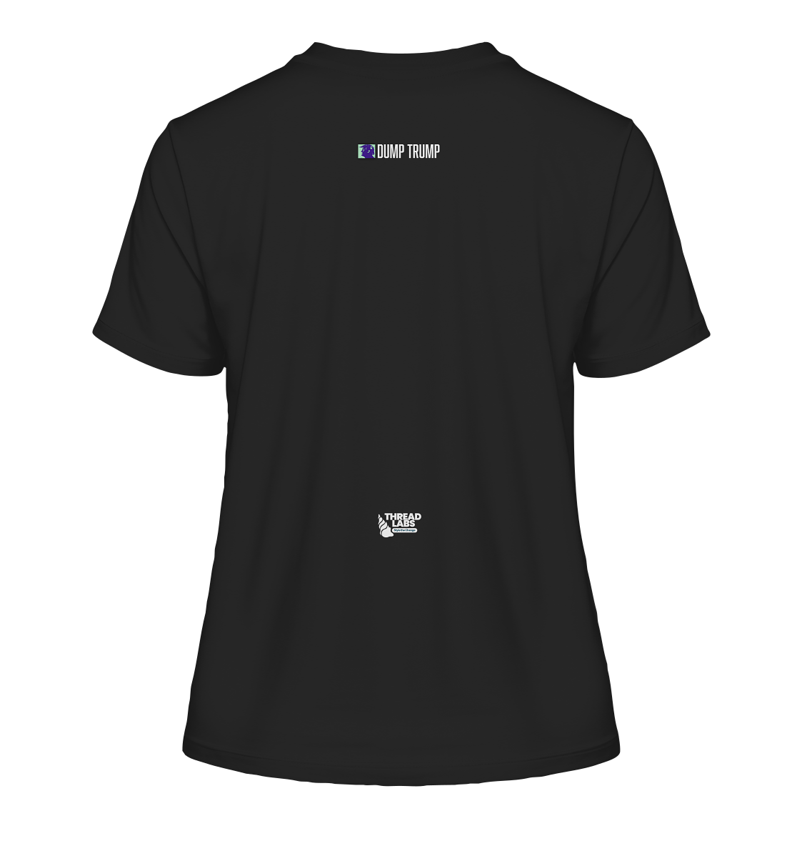 Dump Trump - Error 404: Truth not found - Fitted Ladies Organic Shirt - ThreadLabs