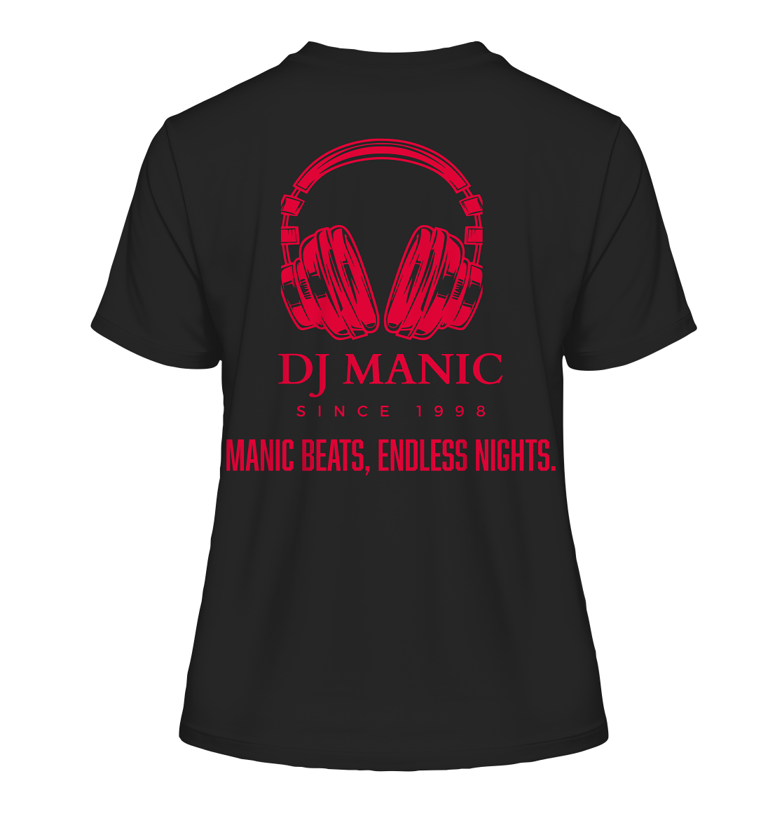 DJ Manic - Streetware - Fitted Ladies Organic Shirt - ThreadLabs