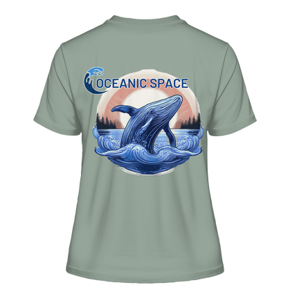 OCEANIC SPACE - Save our oceans - Fitted Ladies Organic Shirt - ThreadLabs