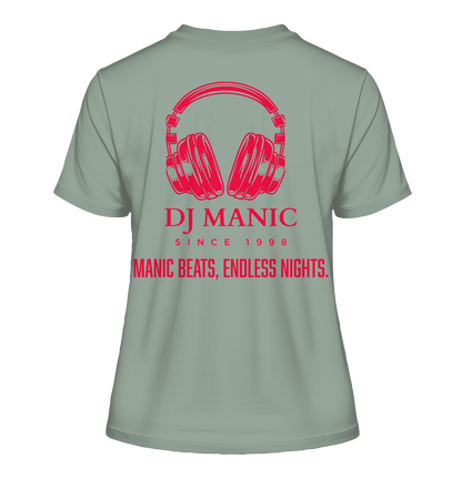 DJ Manic - Streetware - Fitted Ladies Organic Shirt - ThreadLabs
