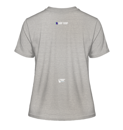 Dump Trump - Error 404: Truth not found - Fitted Ladies Organic Shirt - ThreadLabs