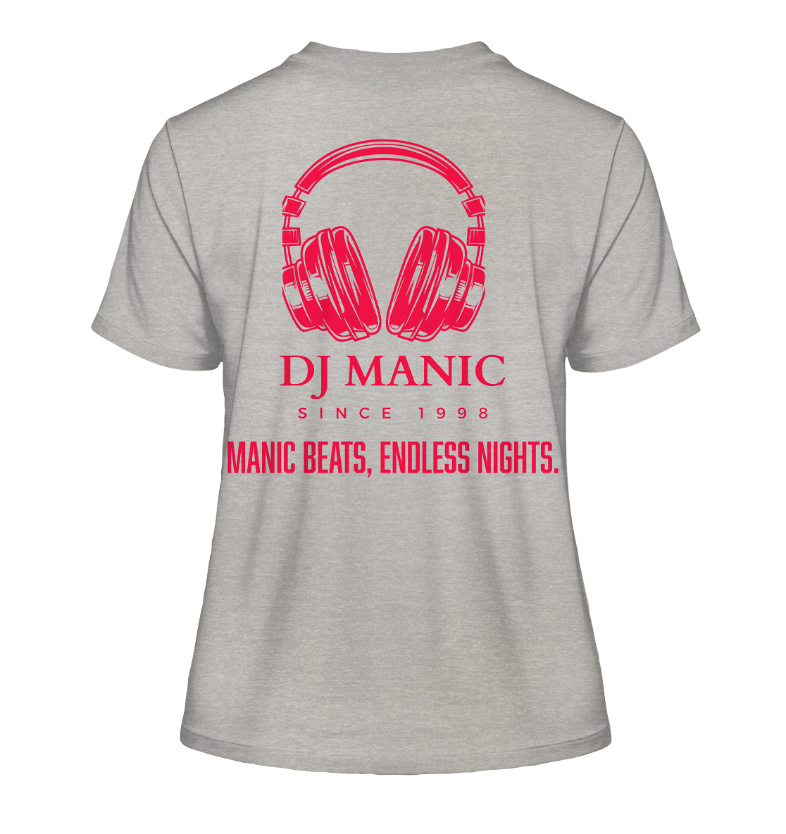 DJ Manic - Streetware - Fitted Ladies Organic Shirt - ThreadLabs