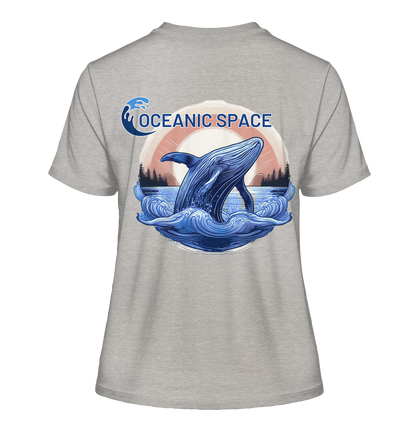 OCEANIC SPACE - Save our oceans - Fitted Ladies Organic Shirt - ThreadLabs