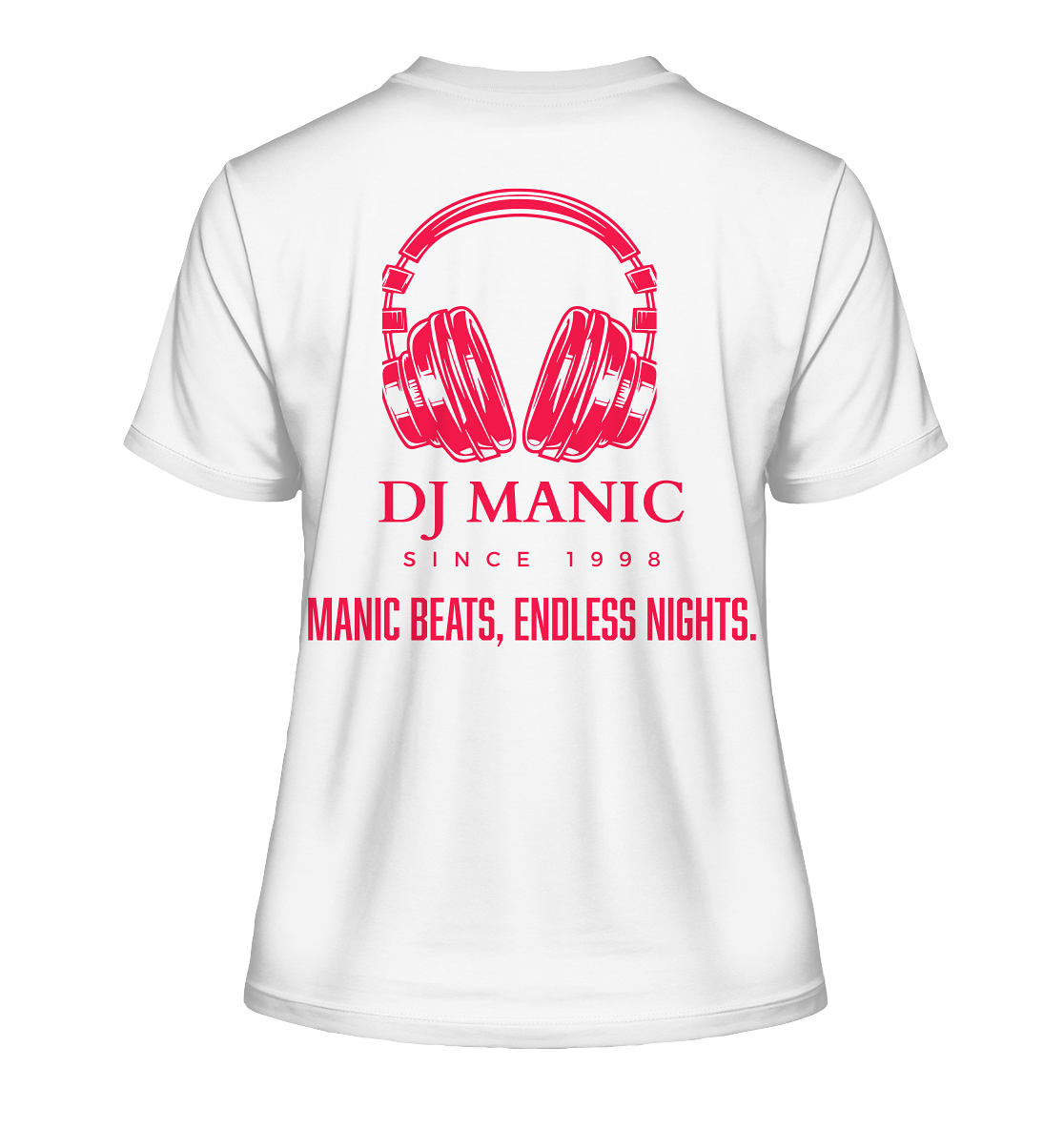 DJ Manic - Streetware - Fitted Ladies Organic Shirt - ThreadLabs
