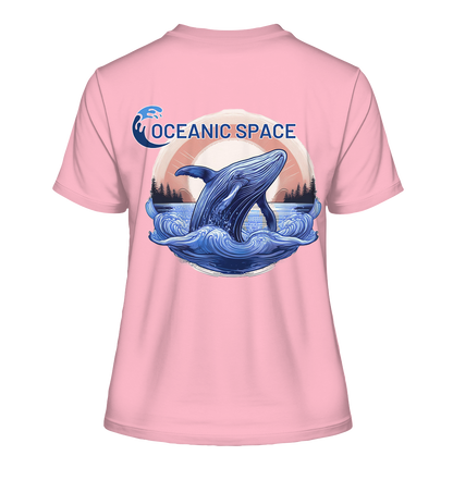 OCEANIC SPACE - Save our oceans - Fitted Ladies Organic Shirt - ThreadLabs