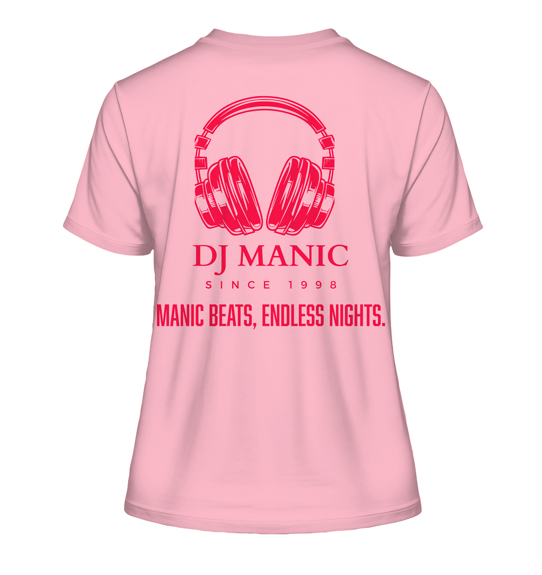 DJ Manic - Streetware - Fitted Ladies Organic Shirt - ThreadLabs