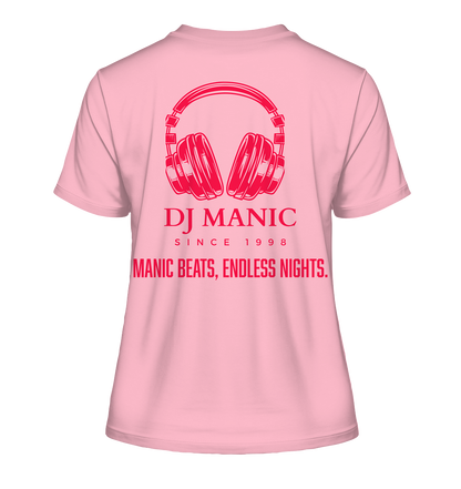 DJ Manic - Streetware - Fitted Ladies Organic Shirt - ThreadLabs