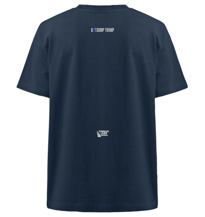 Dump Trump - Error 404: Truth not found - Heavy Oversized Organic Shirt - ThreadLabs