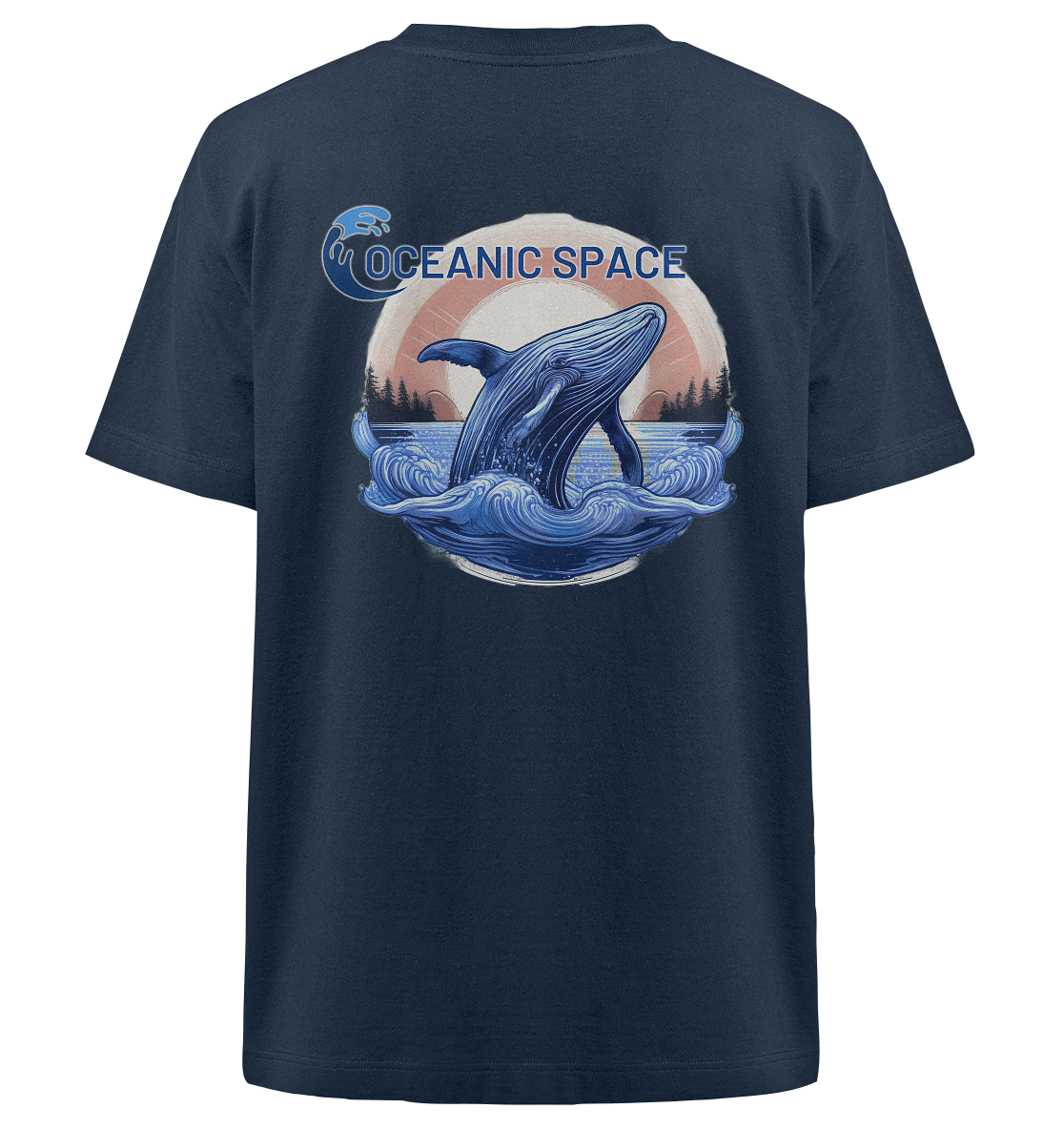 OCEANIC SPACE - Save our oceans - Heavy Oversized Organic Shirt - ThreadLabs