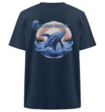 OCEANIC SPACE - Save our oceans - Heavy Oversized Organic Shirt - ThreadLabs