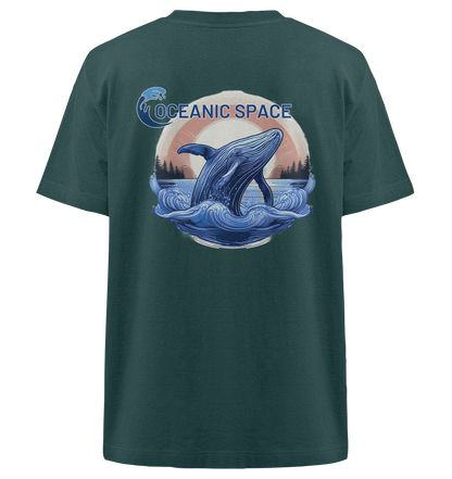 OCEANIC SPACE - Save our oceans - Heavy Oversized Organic Shirt - ThreadLabs