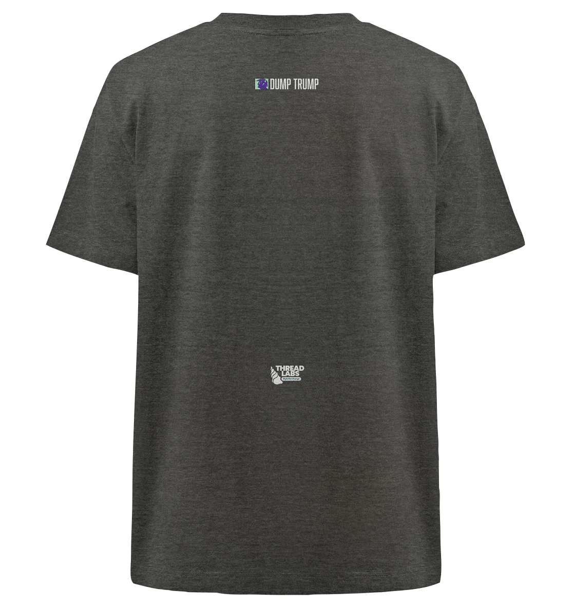 Dump Trump - Error 404: Truth not found - Heavy Oversized Organic Shirt - ThreadLabs