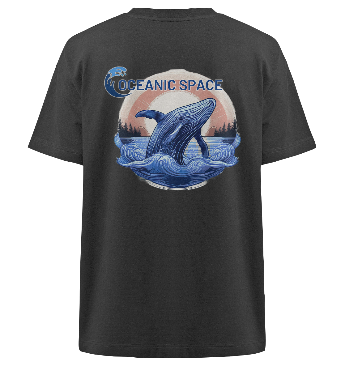 OCEANIC SPACE - Save our oceans - Heavy Oversized Organic Shirt - ThreadLabs