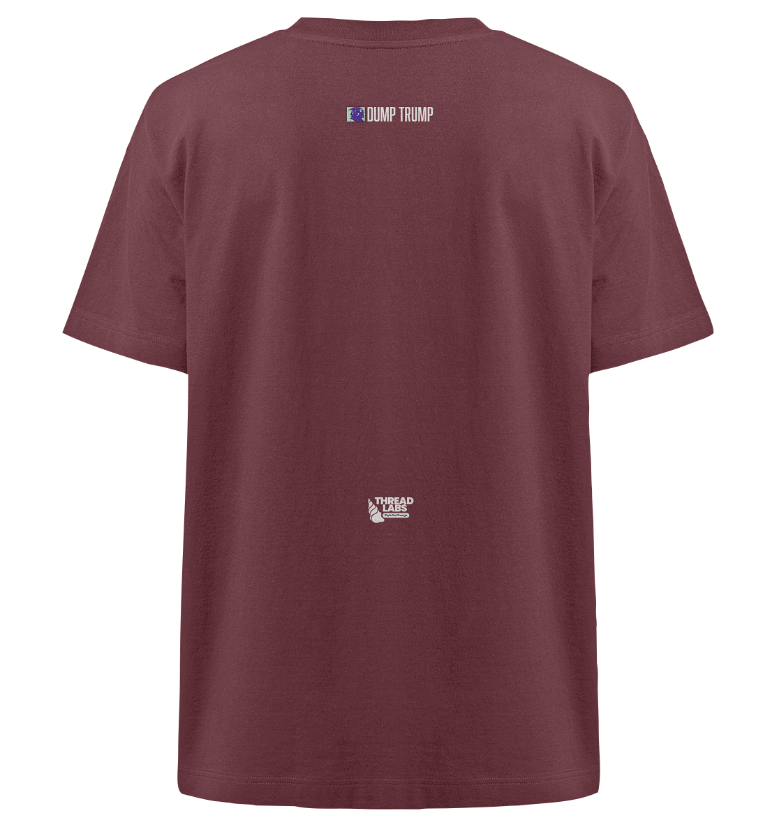 Dump Trump - Error 404: Truth not found - Heavy Oversized Organic Shirt - ThreadLabs