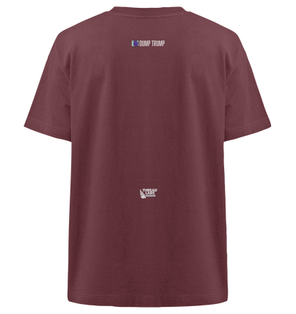 Dump Trump - Error 404: Truth not found - Heavy Oversized Organic Shirt - ThreadLabs