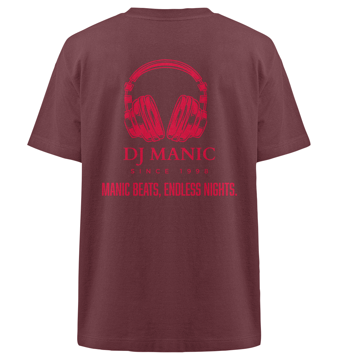 DJ Manic - Streetware - Heavy Oversized Organic Shirt - ThreadLabs