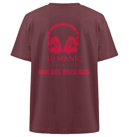 DJ Manic - Streetware - Heavy Oversized Organic Shirt - ThreadLabs