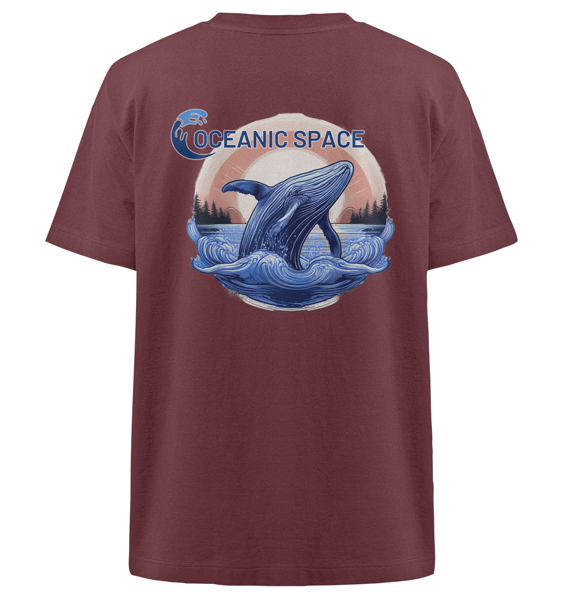 OCEANIC SPACE - Save our oceans - Heavy Oversized Organic Shirt - ThreadLabs