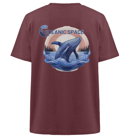 OCEANIC SPACE - Save our oceans - Heavy Oversized Organic Shirt - ThreadLabs