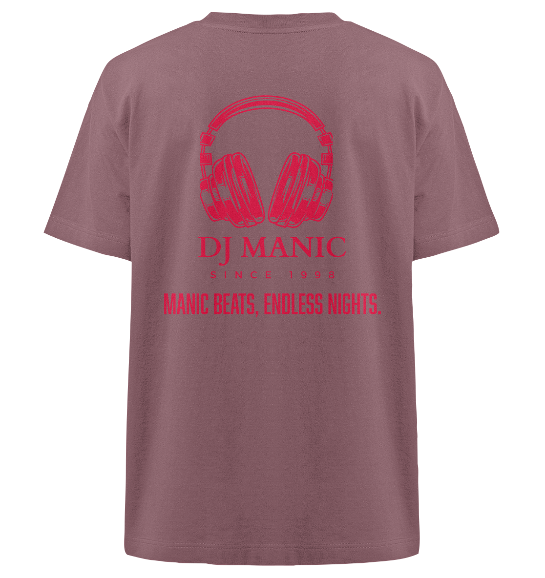 DJ Manic - Streetware - Heavy Oversized Organic Shirt - ThreadLabs