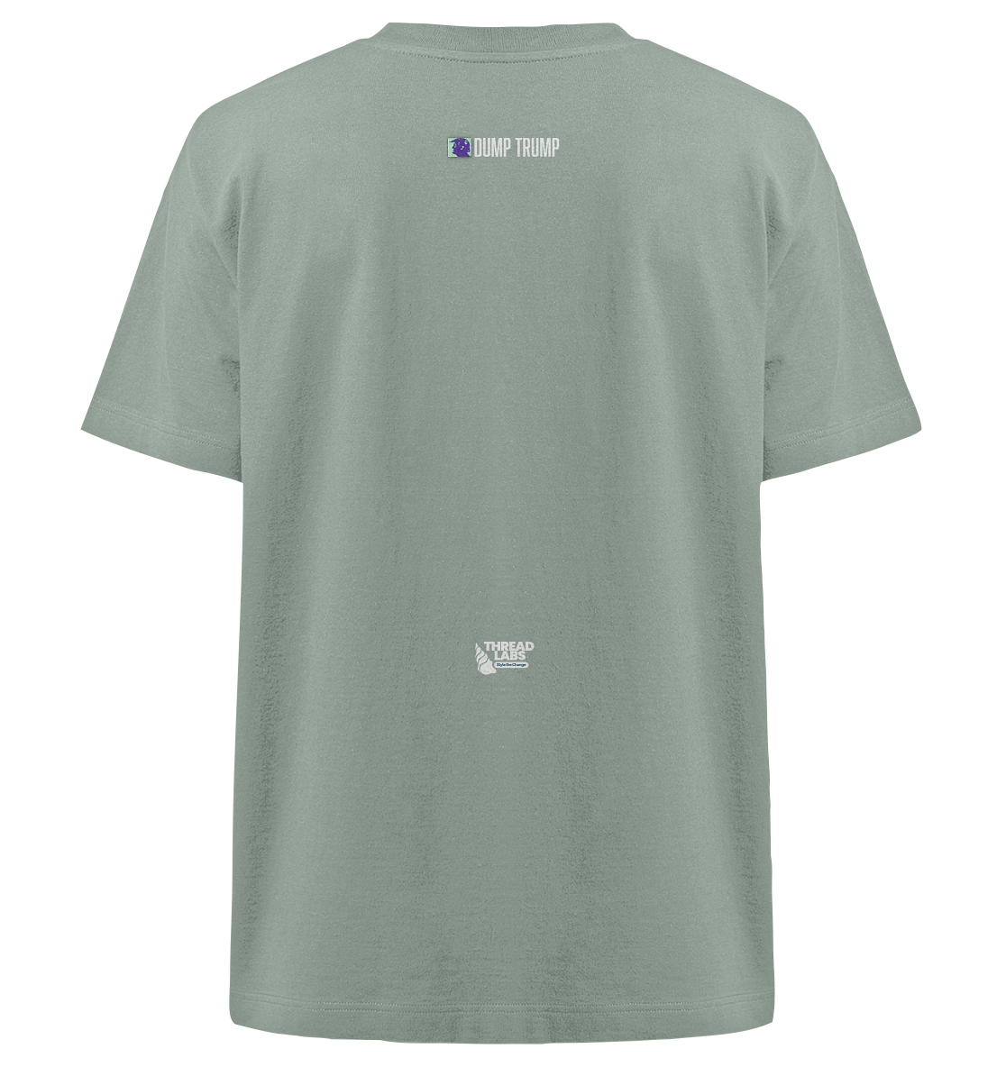 Dump Trump - Error 404: Truth not found - Heavy Oversized Organic Shirt - ThreadLabs