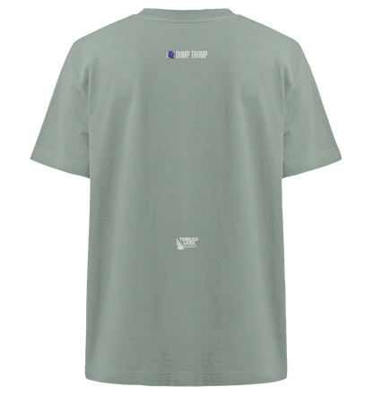 Dump Trump - Error 404: Truth not found - Heavy Oversized Organic Shirt - ThreadLabs