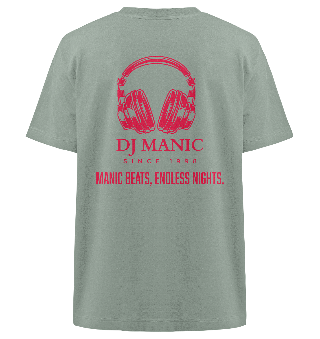 DJ Manic - Streetware - Heavy Oversized Organic Shirt - ThreadLabs