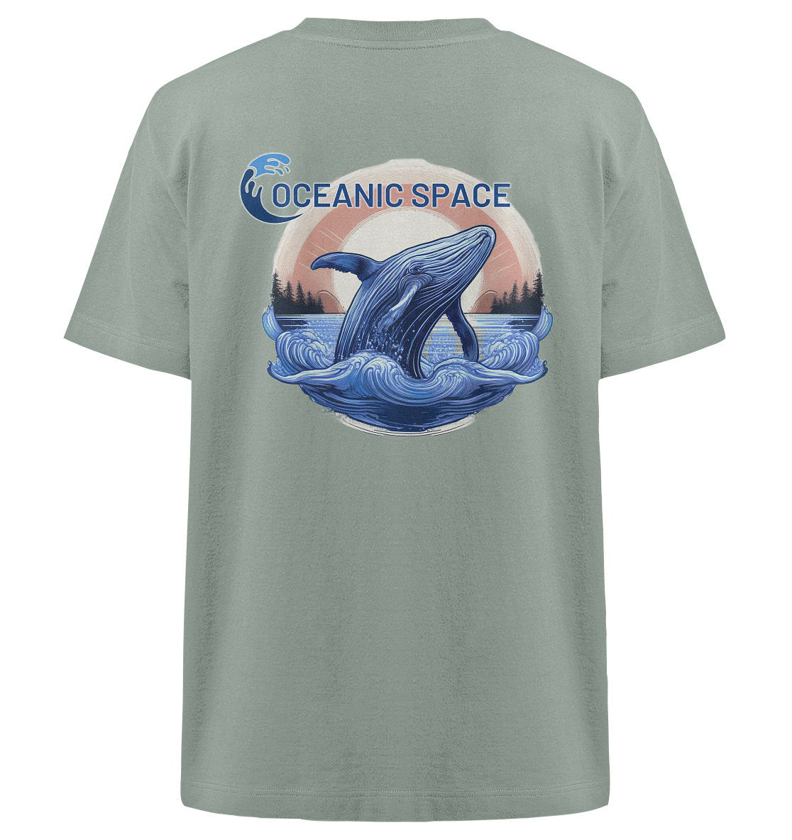 OCEANIC SPACE - Save our oceans - Heavy Oversized Organic Shirt - ThreadLabs