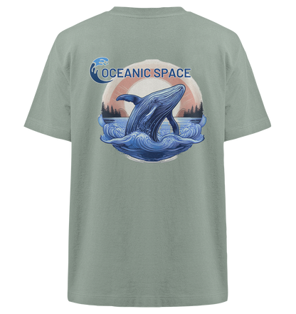 OCEANIC SPACE - Save our oceans - Heavy Oversized Organic Shirt - ThreadLabs