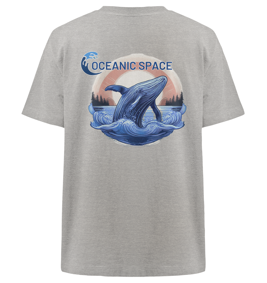 OCEANIC SPACE - Save our oceans - Heavy Oversized Organic Shirt - ThreadLabs