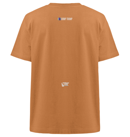 Dump Trump - Error 404: Truth not found - Heavy Oversized Organic Shirt - ThreadLabs