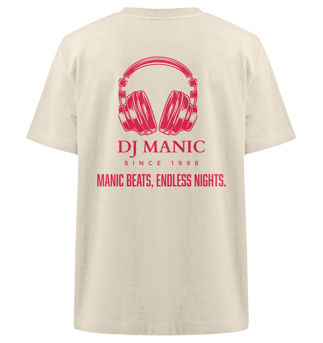 DJ Manic - Streetware - Heavy Oversized Organic Shirt - ThreadLabs