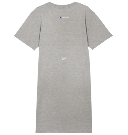 Dump Trump - Error 404: Truth not found - Ladies Organic Shirt Dress - ThreadLabs