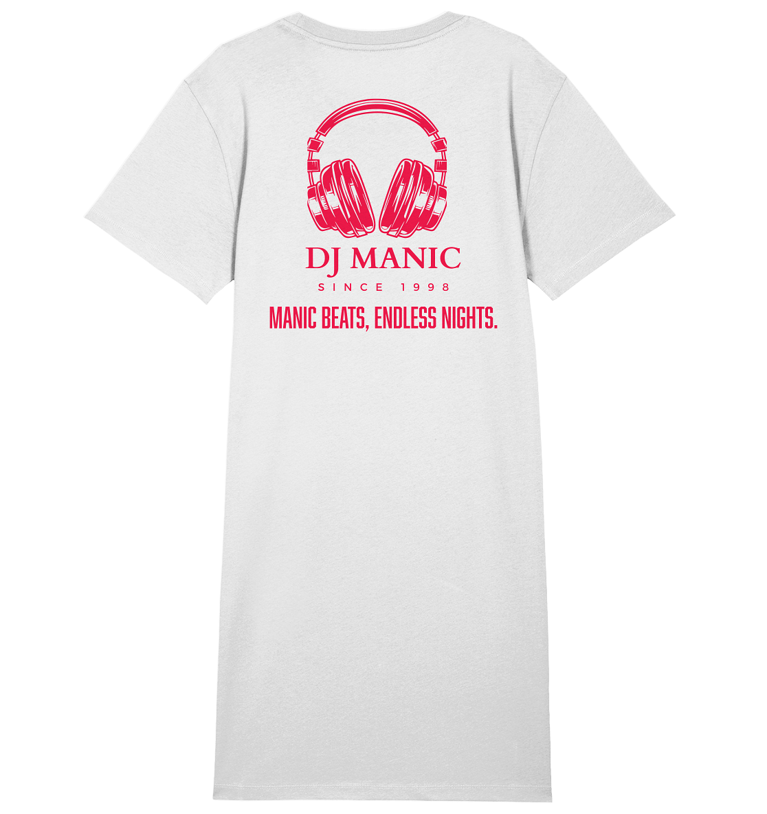 DJ Manic - Streetware - Ladies Organic Shirt Dress - ThreadLabs
