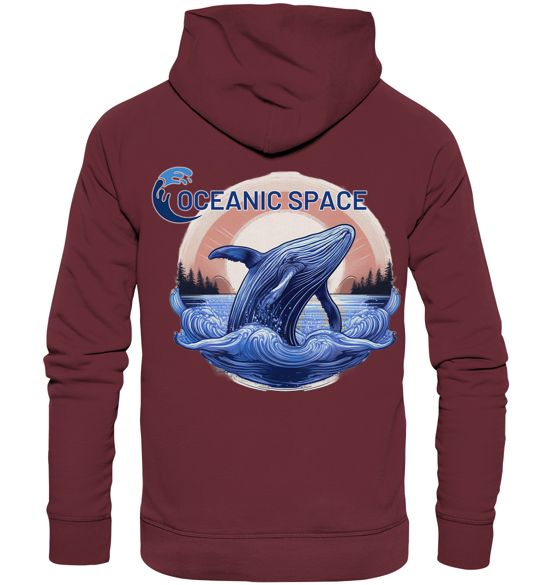 OCEANIC SPACE - Save our oceans - Organic Basic Hoodie - ThreadLabs