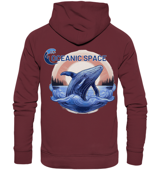 OCEANIC SPACE - Save our oceans - Organic Basic Hoodie - ThreadLabs