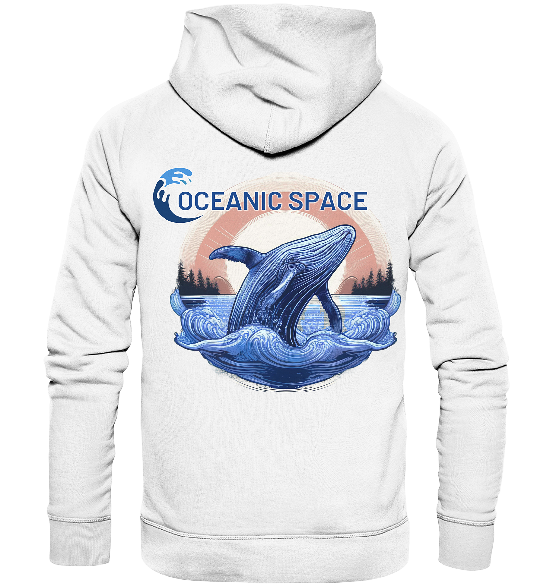 OCEANIC SPACE - Save our oceans - Organic Basic Hoodie - ThreadLabs