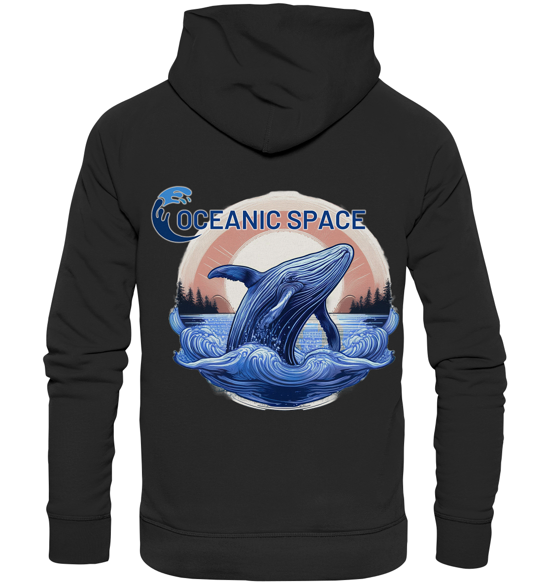 OCEANIC SPACE - Save our oceans - Organic Fashion Hoodie - ThreadLabs