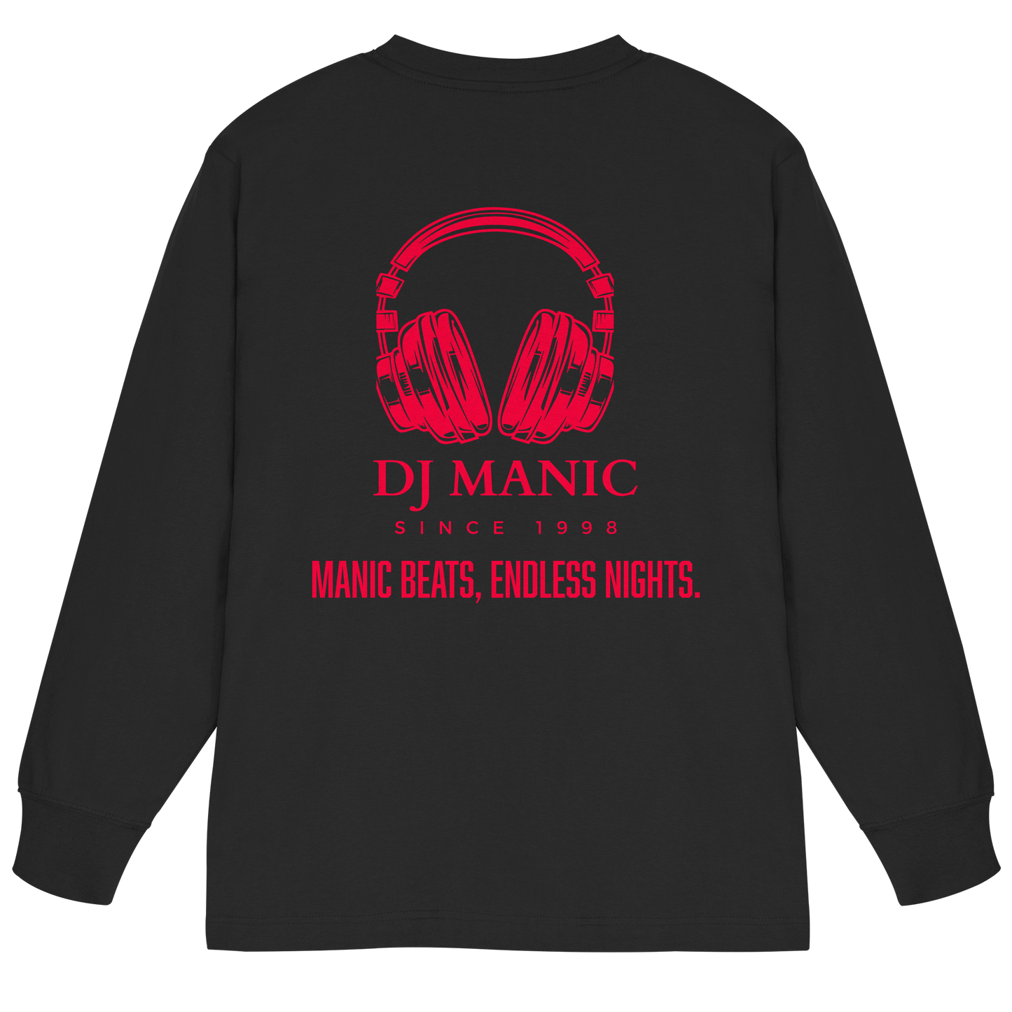 DJ Manic - Streetware - Organic Heavy Oversized Longsleeve T-Shirt - ThreadLabs