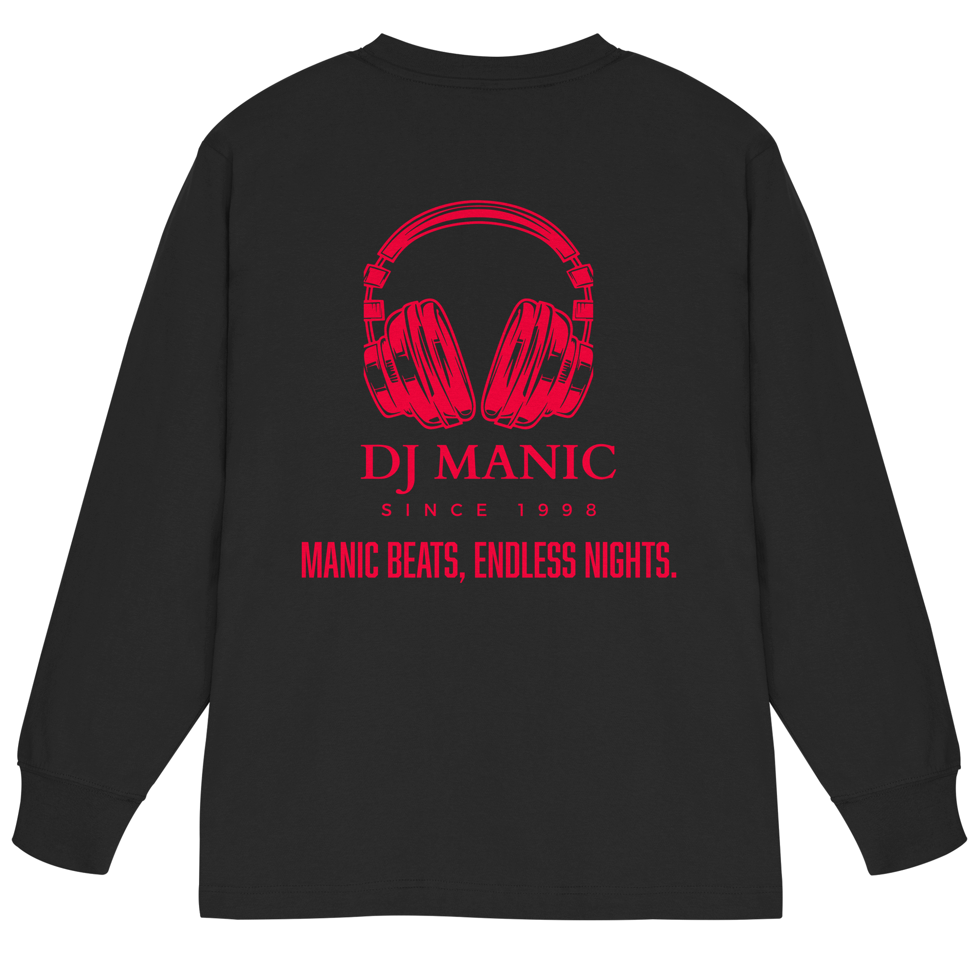 DJ Manic - Streetware - Organic Heavy Oversized Longsleeve T-Shirt - ThreadLabs