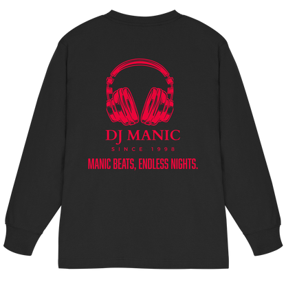 DJ Manic - Streetware - Organic Heavy Oversized Longsleeve T-Shirt - ThreadLabs