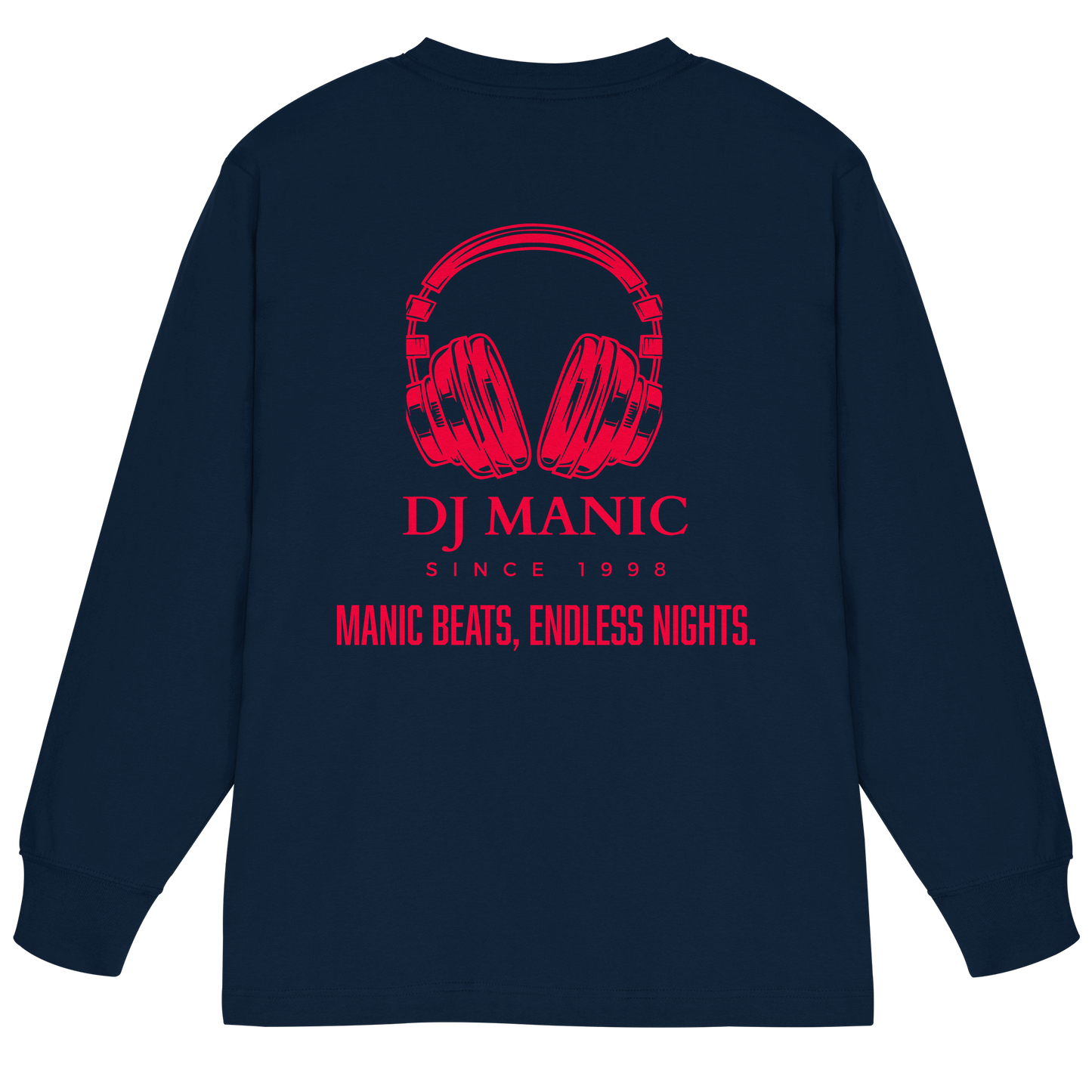 DJ Manic - Streetware - Organic Heavy Oversized Longsleeve T-Shirt - ThreadLabs