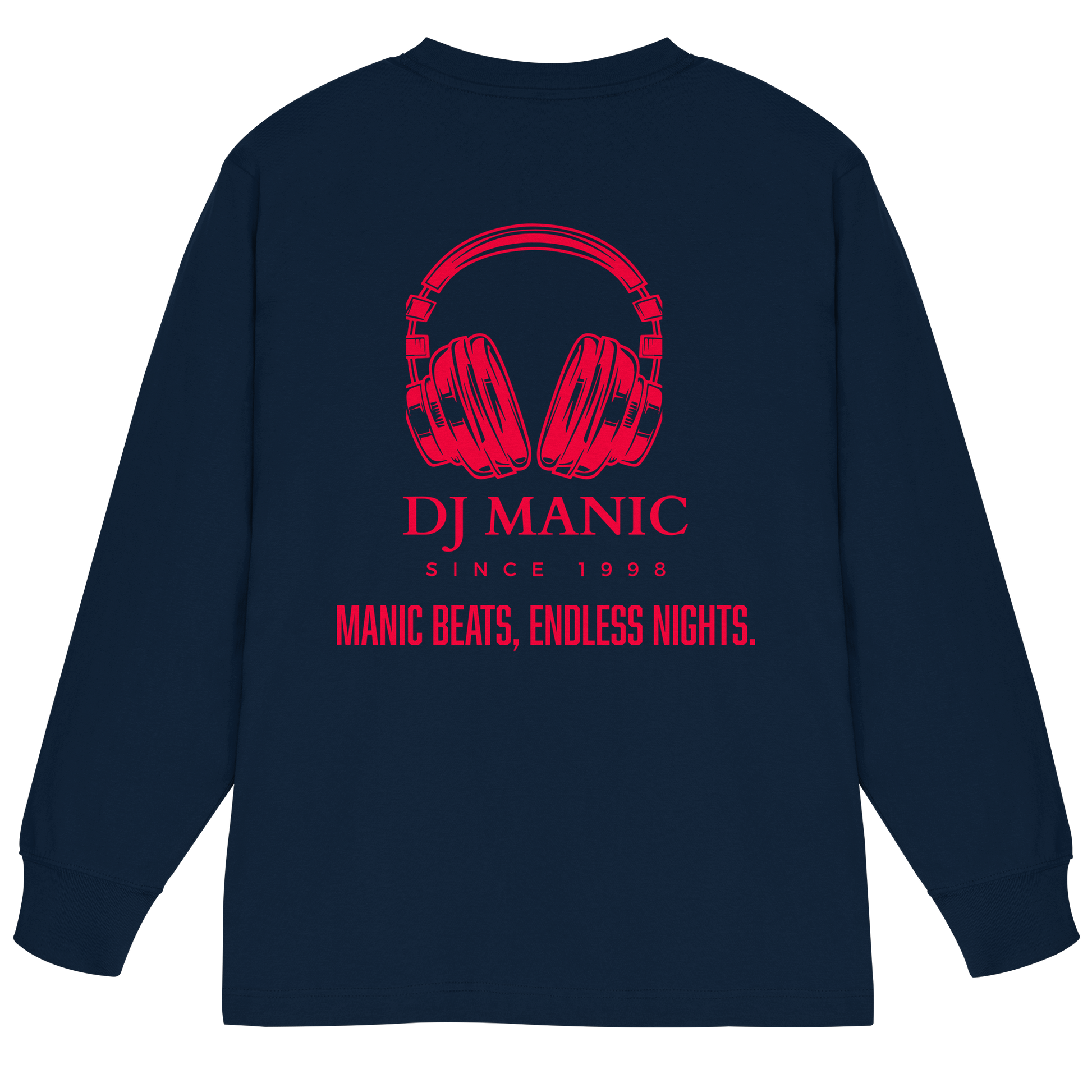 DJ Manic - Streetware - Organic Heavy Oversized Longsleeve T-Shirt - ThreadLabs