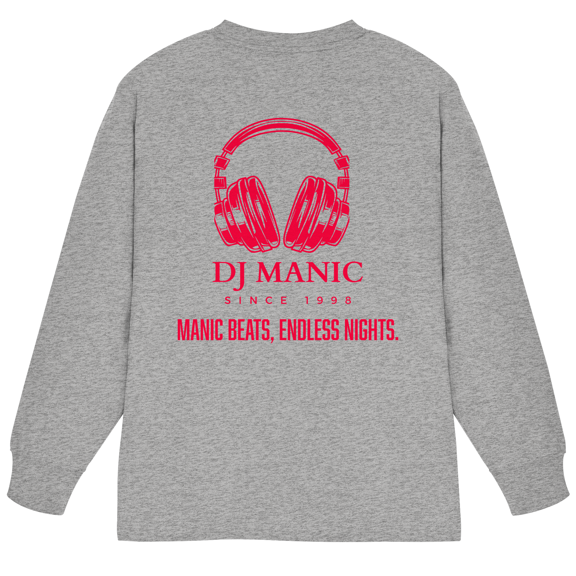 DJ Manic - Streetware - Organic Heavy Oversized Longsleeve T-Shirt - ThreadLabs