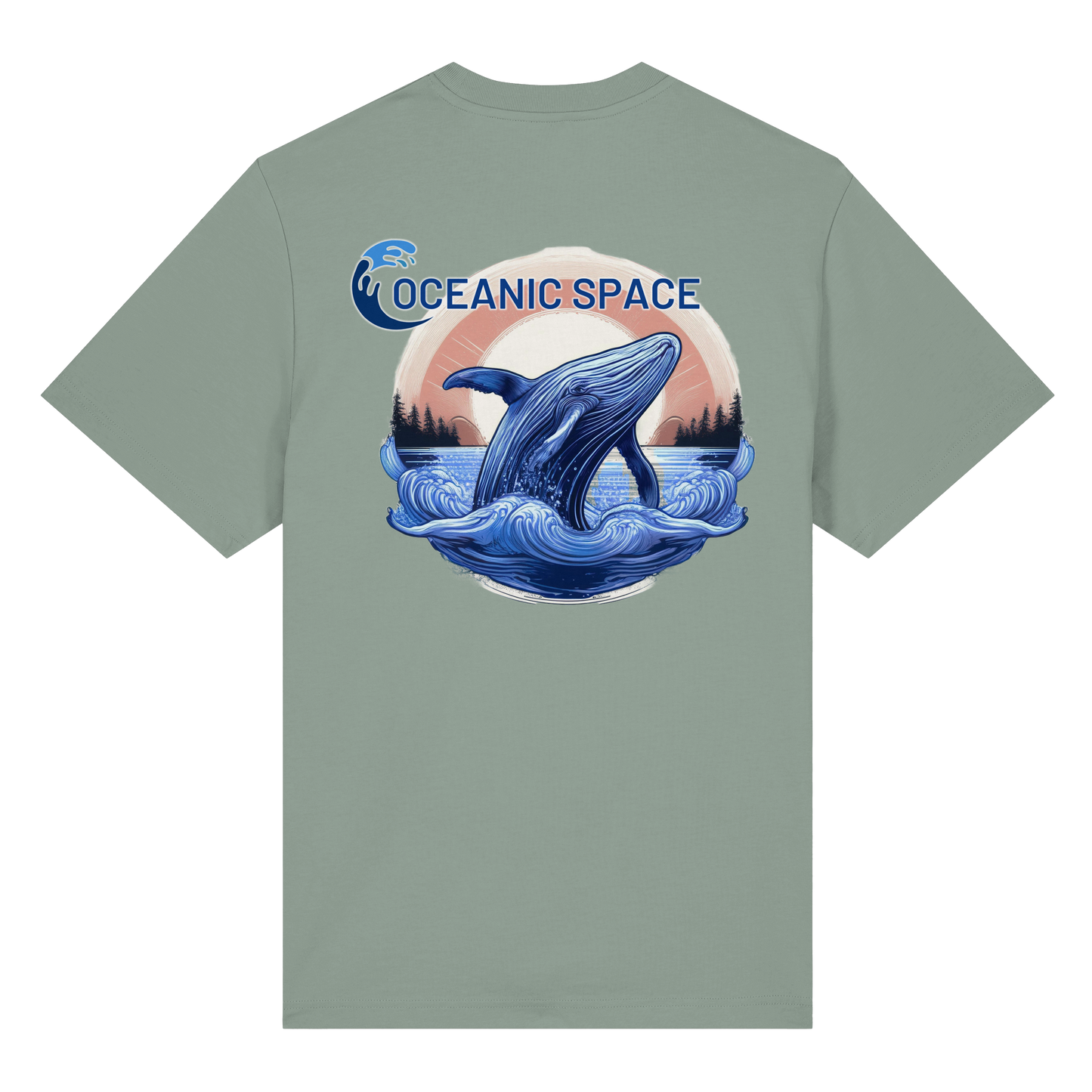 OCEANIC SPACE - Save our oceans - Organic Heavy T-Shirt - ThreadLabs